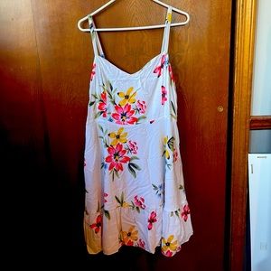 White Floral Dress